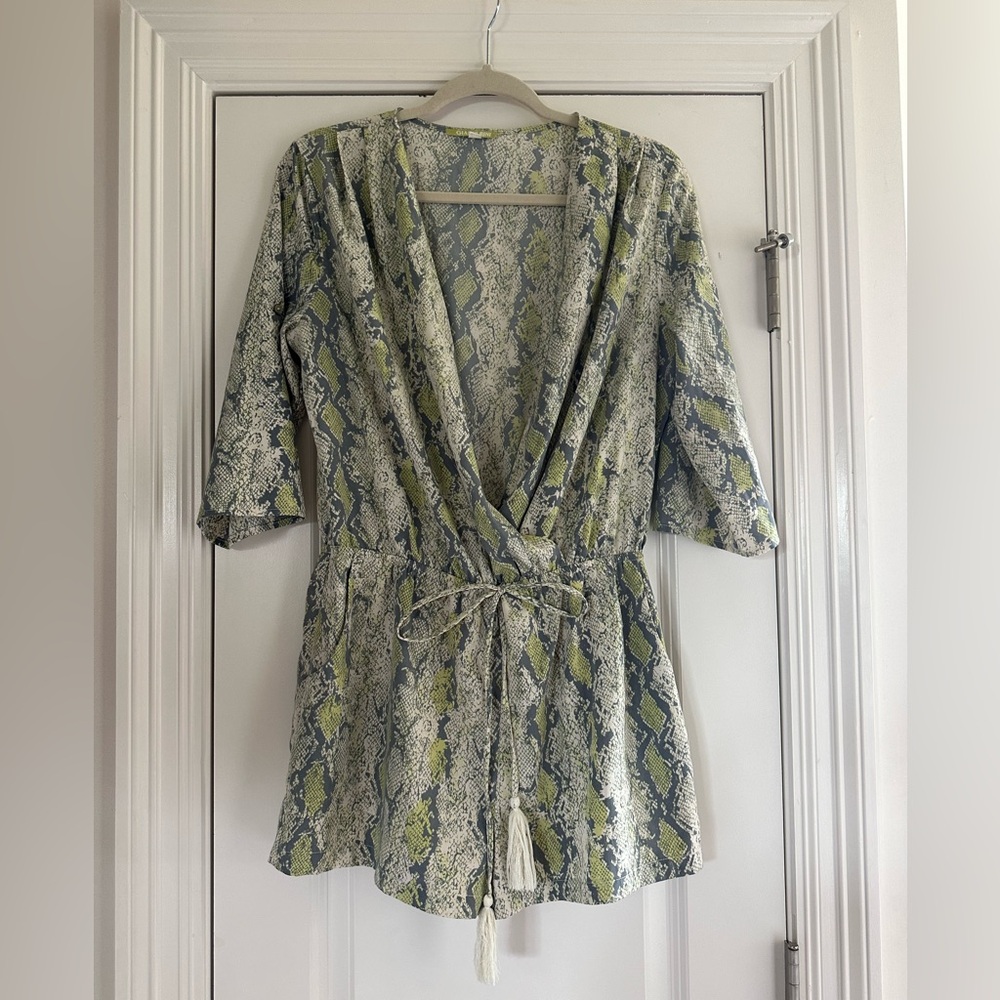 Gianni Bini Snakeskin Romper